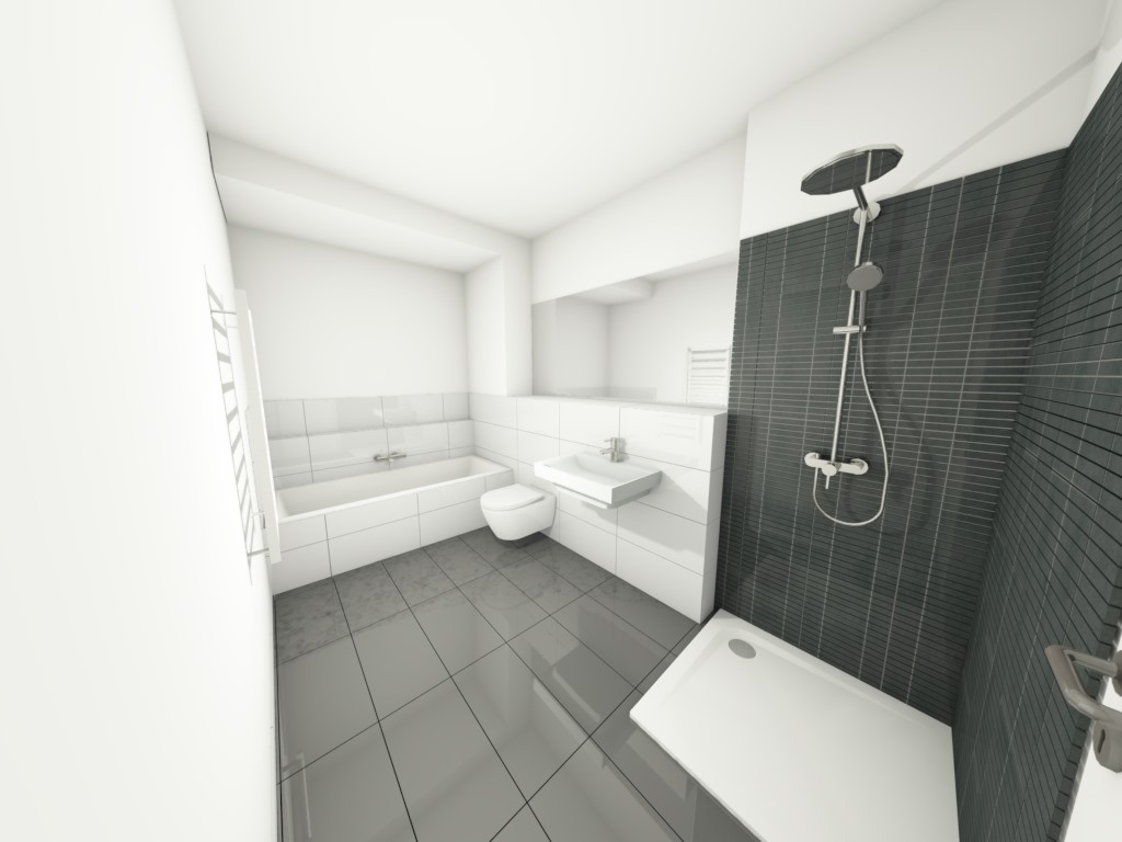 Innenraumplanung für Bad im Wohnungsbau - Bild 2